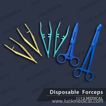 Disposable Medical Tweezers Surgical Plastic Forceps